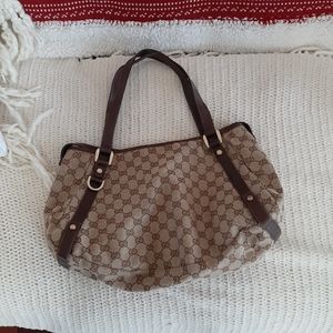 Used Gucci Canvas Handbag